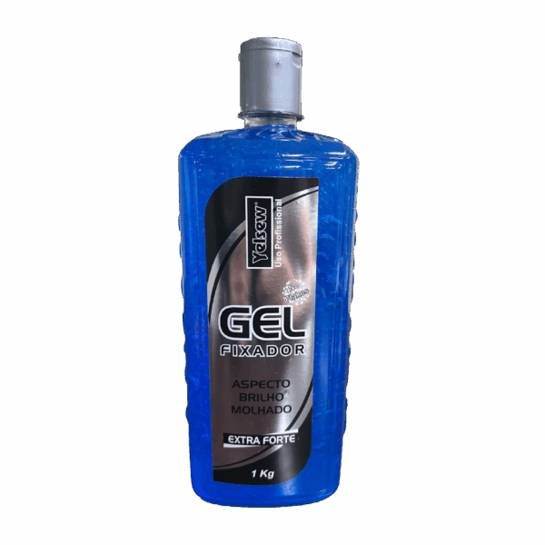 Gel Fixador Extra Forte 1 Kilo Azul com válvula