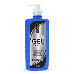 Gel Fixador Extra Forte 1 Kilo Azul com válvula