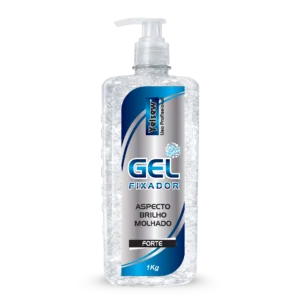 Gel Fixador Extra Forte 1 Kilo Cristal com válvula