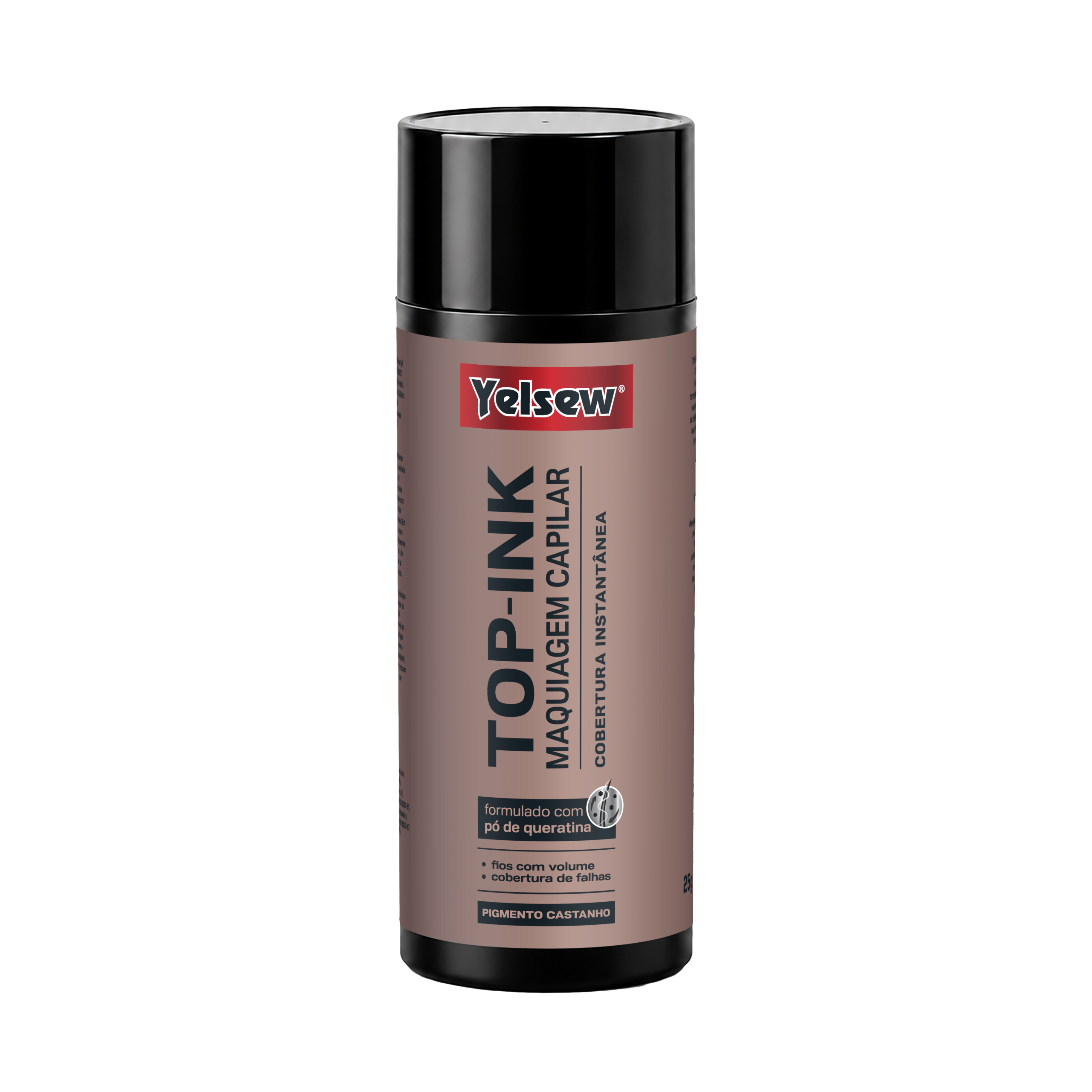 TOP-INK Castanho - Maquiagem Capilar 25g