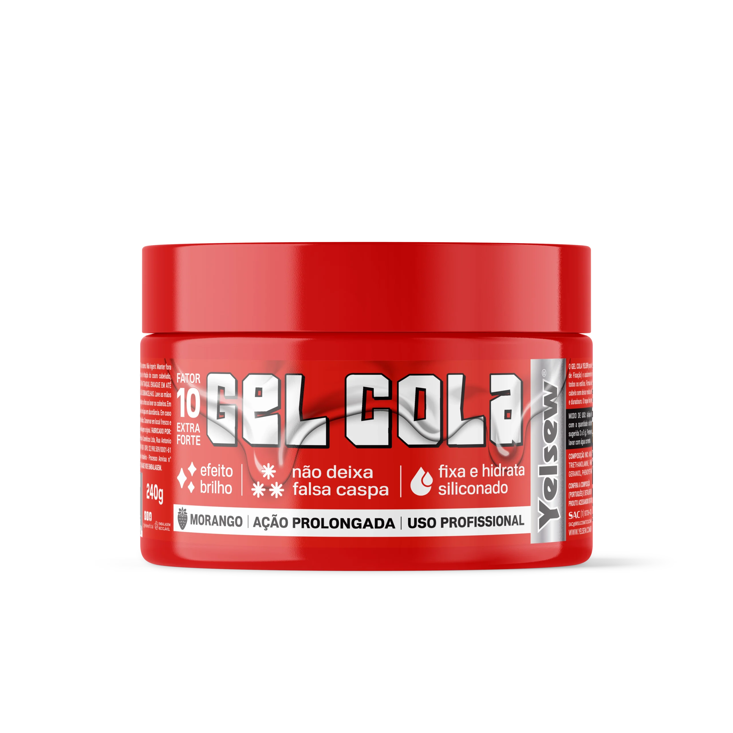 Gel Cola Morango 240g